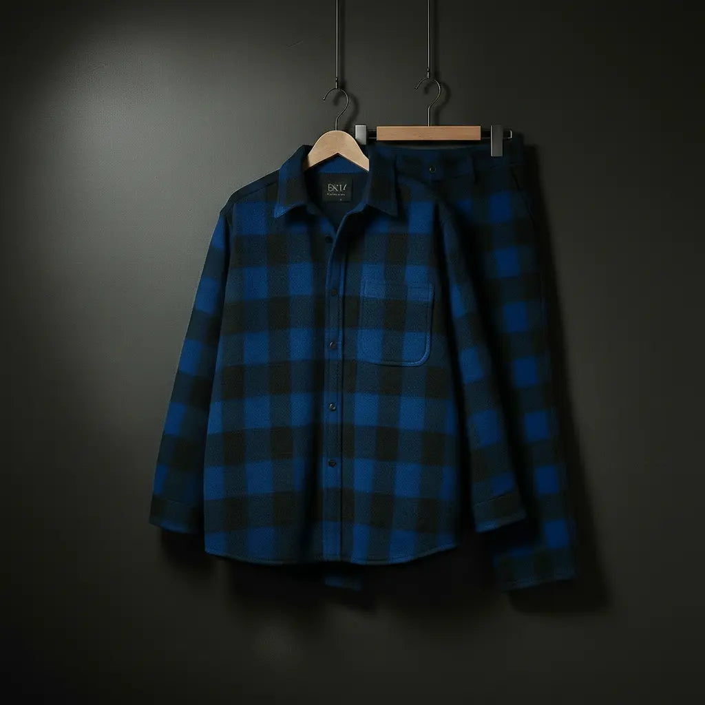 Chemise à Manches Longues en Laine – BxM Paris - BxM Paris