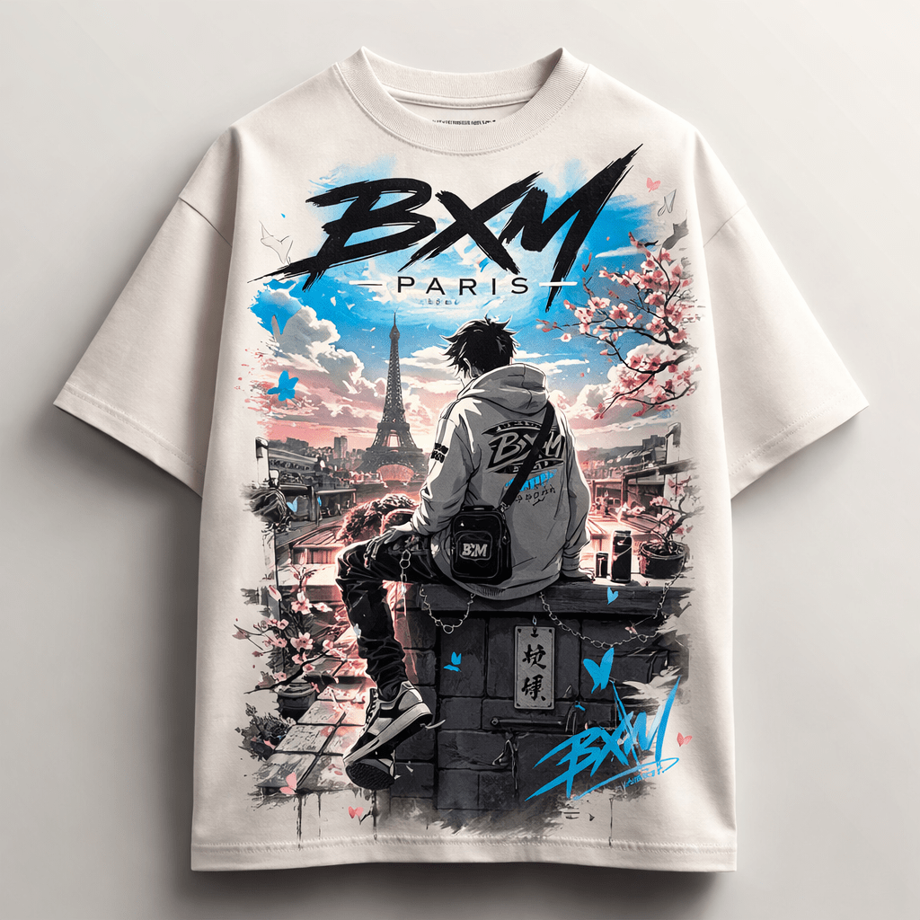 BXM Paris — “Tokyo Reverie” Oversized T-Shirt - BxM Paris