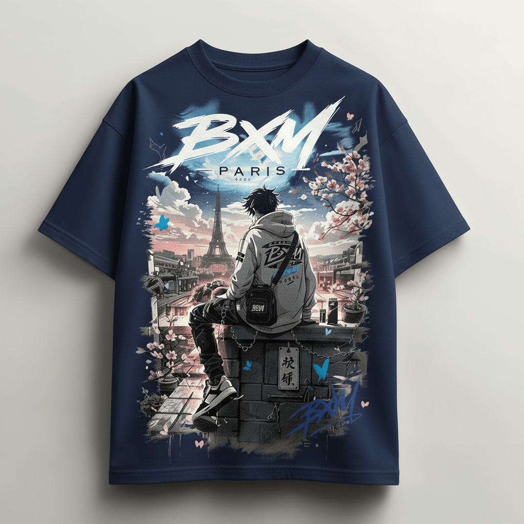 BXM Paris — “Tokyo Reverie” Oversized T-Shirt - BxM Paris