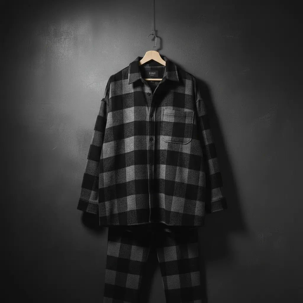 Chemise à Manches Longues en Laine – BxM Paris - BxM Paris